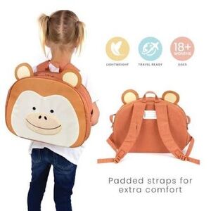 LulyBoo Toddler Activity Tray and Backpack - Monkey